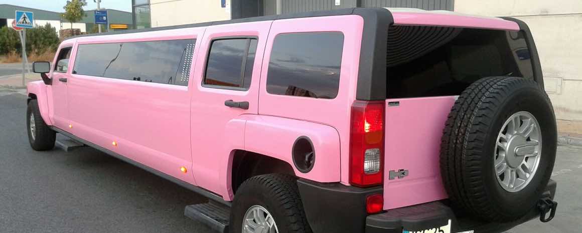 Alquiler limusina rosa hummer en Benalmadena